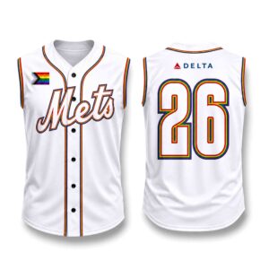 2026 NY Mets Pride Night Sleeveless Jersey Giveaway 1