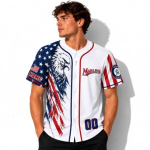 Marlins America 250th Anniversary 1776 2026 Baseball Jersey 1