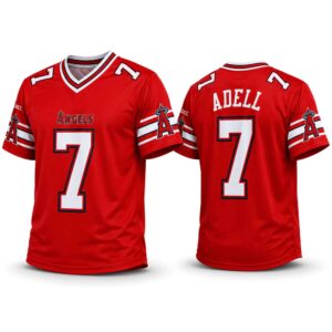 2026 LA Angels Jo Adell Football Jersey Giveaway 3