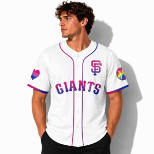 2026 SF Giants Pride LGBT Pride Month In June Jersey 1