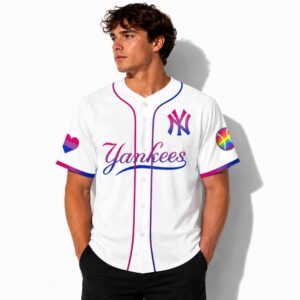 2026 NY Yankees Pride Month Love All Ways Personalization Jersey