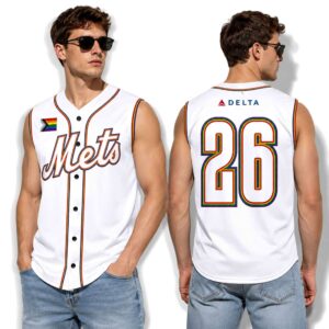 2026 NY Mets Pride Night Sleeveless Jersey Giveaway