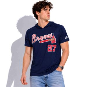 2026 Braves Austin Riley Short Sleeve Hoodie Giveaway 2