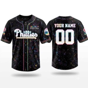 Phillies Crucial Catch Intercept Cancer Jersey