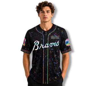Braves Crucial Catch Intercept Cancer Jersey 1