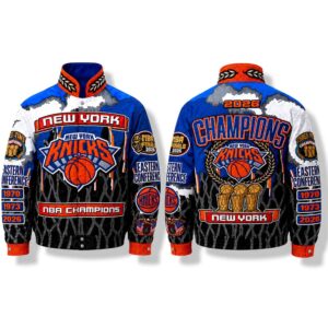 2026 Karl Anthony Towns NY Knicks Champions Finals Parade Jacket 1