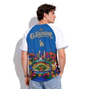 2026 LA Dodgers Salvadoran Heritage Night Jersey Giveaway 3