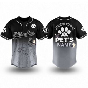 2026 White Sox National Pet Day Life Is Better With My Pet Jersey 1