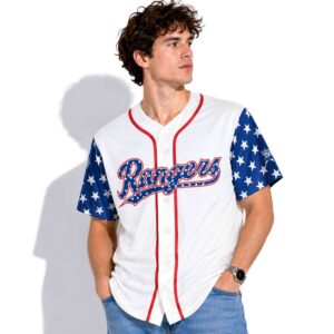 2026 Rangers America's 250th Birthday Jersey Giveaway 1
