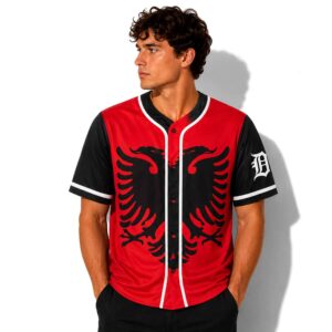 2026 Detroit Tigers Albanian Heritage Jersey Giveaway