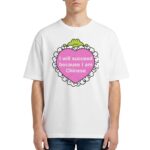 I Will Succeed Because I Am Chinese Cute Pink Heart Frog Shirt